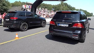 Modified Cars Drag Racing - Trackhawk vs 992 Turbo S vs M5 CS vs Audi RSQ8 vs M3 Competition vs SF90