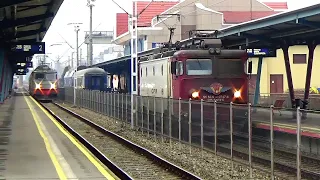 Trenuri in Gara Bistrita Nord/Trains in Bistrita Nord Station [01.01.2024.]