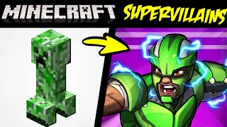 What if MINECRAFT MOBS Were SUPERVILLAINS?! (Stories & Speedpaint)