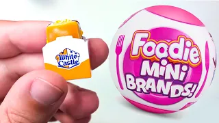 ЛУЧШЕ мини ЛЕНТЫ! 5 сюрпризов Зуру Еда Zuru 5 surprise Mini brands Foodie