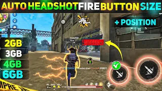 Secret Fire Button Size 100% Working After Update 😱 || Best Fire Button Size || After Ob37 Trick FF