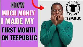 My Teepublic Income Report for April 2022 | First Month On Teepublic How Much I made