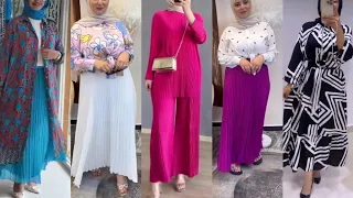 موضة صيف 2023🏵️🥰ستايلات محجبات 2023🏵️تنسيقات ملابس محجبات styles, Vêtement automne femme