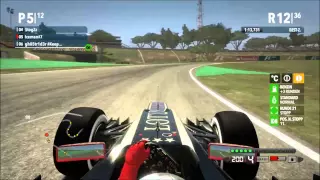 F1 2012 WCOF1 Online League Racing Season 2 - Race 10 Brasil