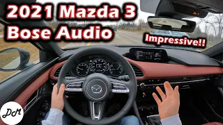 2021 Mazda 3 – Bose 12-speaker Sound System Review | Apple CarPlay & Android Auto