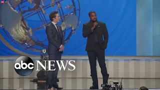 Joel Osteen and Kanye West join hands for special Sunday service l ABC News