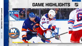 Rangers @ Islanders 10/8 | NHL Highlights 2022