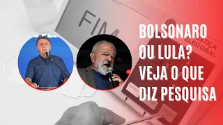 NOVA PESQUISA para PRESIDENTE: BOLSONARO e LULA estão EMPATADOS em julho?