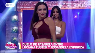 Luciana Fuster troleó a Rosángela Espinoza durante desfile en vivo