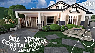 [ roblox bloxburg ] no gamepass one story coastal family house 💠 ꒰ part 1 build ꒱ - itapixca