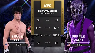 Bruce Lee vs. Purple Snake - EA Sports UFC 5 - Super Dragon 🔥