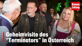 Arnold Schwarzenegger, Besuch in Österreich | krone.tv NEWS