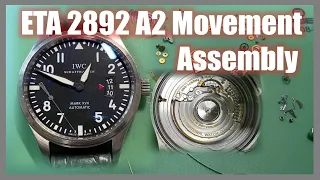 Swiss ETA 2892 movement assembly (Feat. IWC Mark17, Cal.30110)