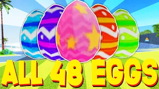 HOW TO GET ALL 48 EGGS in VEHICLE LEGENDS! (Vehicle Legends All Egg Locations) ROBLOX