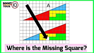 The Missing Square Puzzle | The Missing Square Illusion | Triangle Missing Square | BoostYourIQ