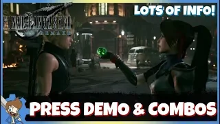 FF7 Remake LOTS OF INFO! - Press Demo, Shinra, Character Combos & MORE!