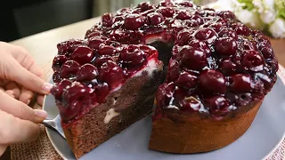 🍒 Cherry on top cream inside! Easy homemade recipe!. ASMR