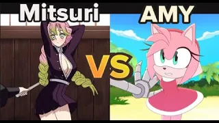 Zero Two Dodging Meme | Mitsuri VS Amy