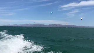 Kiteboarders at our Resort in La Ventana