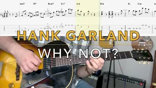 Hank Garland - Why Not?  (Transcription)