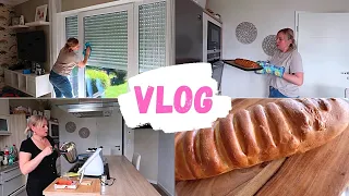 VLOG🇩🇪: вкусный багет 🥖готовлю чечевичный суп 🍲 мою окна в детских комнатах