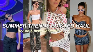 EDIKTED TRY-ON HAUL (sizing + discount code)