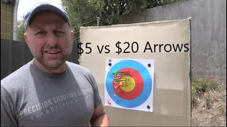 Cheap VS Expensive Arrows at 40meters