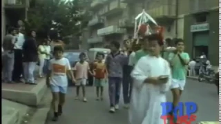 1990-Madonna del Rosario, processione dei ragazzi (PIAZZA DI PANDOLA)
