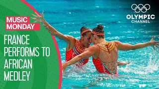 Mesmerising Artistic Swimming Routine to an African Medley at Rio 2016 | Music Monday