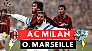 AC Milan vs Marseille 1-1 All Goals & Highlights ( 1991 European Cup )