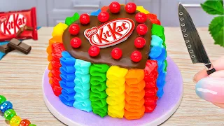 Best Rainbow Heart Chocolate Cake Decorating 🌈 1000+ Miniature Rainbow Chocolate Cake Recipe Ideas 💖