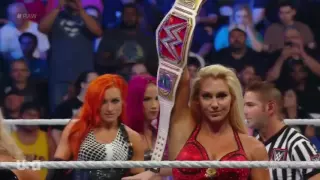 720pHD WWE RAW 07 18 16 Sasha Banks & Becky Lynch vs Charlotte & Dana Brooke  Natalya attack