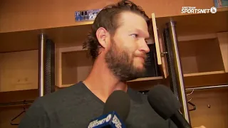Dodgers Postgame interview Clayton Kershaw on first outing out of the injured list 9/1/22