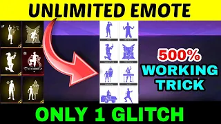 HOW TO GET FREE EMOTES GLITCH IN FREE FIRE MAX 2023