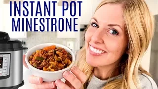 The BEST Minestrone Soup in the Instant Pot!