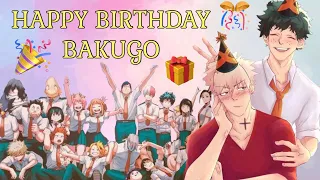 HAPPY BIRTHDAY BAKUGO 🎊🎉🎁