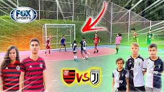 TEAM FLAMENGO vs TEAM JUVENTUS GAME 5 vs 5 WHO WINS? FOOTBALL CHALLENGES ‹Rikinho›