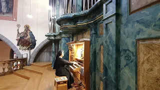J.S.Bach: "Komm o Tod, du Schlafes Bruder".  An der Heintz-Orgel, gespielt von Sr. Mihovila Tenžera