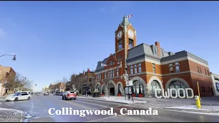 4K🇨🇦 CANADA Travel - COLLINGWOOD Ontario Canada