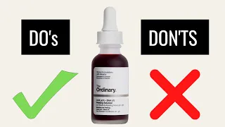 How To Use The Ordinary AHA 30% and BHA 2% Peeling Solution