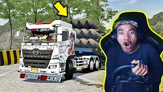 TRUK KEREN!! HINO GALEN MUAT PAKU BUMI NANJAK SITINJAU LAUIK - ETS2