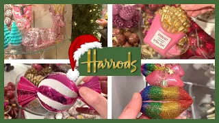 ☃️ Harrods Christmas Range 2021, Christmas Shopping With Me At London Luxury Department Store ☃️