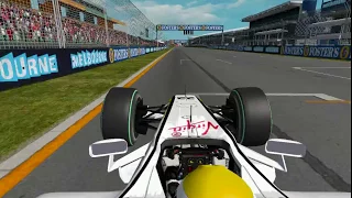 F1 2009 rFactor | Jenson Button Brawn GP BGP001 Onboard Lap Melbourne