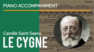 Saint-Saens - Le Cygne (The Swan) Piano Accompaniment | violin flute sheet music | play along