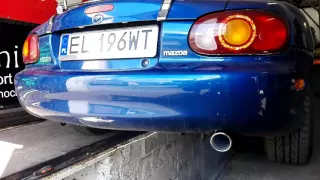 mazda mx5 stainless exhaust by inochi motorsport