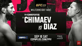 UFC 279 Chimaev vs Diaz - "GODLY" (Instrumental) - OFFICIAL TRAILER MUSIC - FULL