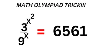 Olympiad Mathematics Challenge | You Should Learn This Simple Trick!