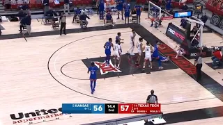 #5 Kansas vs #14 Texas Tech Thrilling Final Minutes | 2020 College Basketball