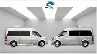 The Top 2 Premium Class B Camper Vans Under 20' | Pleasureway Ascent versus Airstream Interstate 19