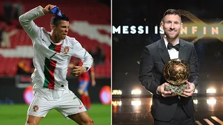 Cristiano Ronaldo is ANGRY about Lionel Messi’s 8th Ballon d’Or win…